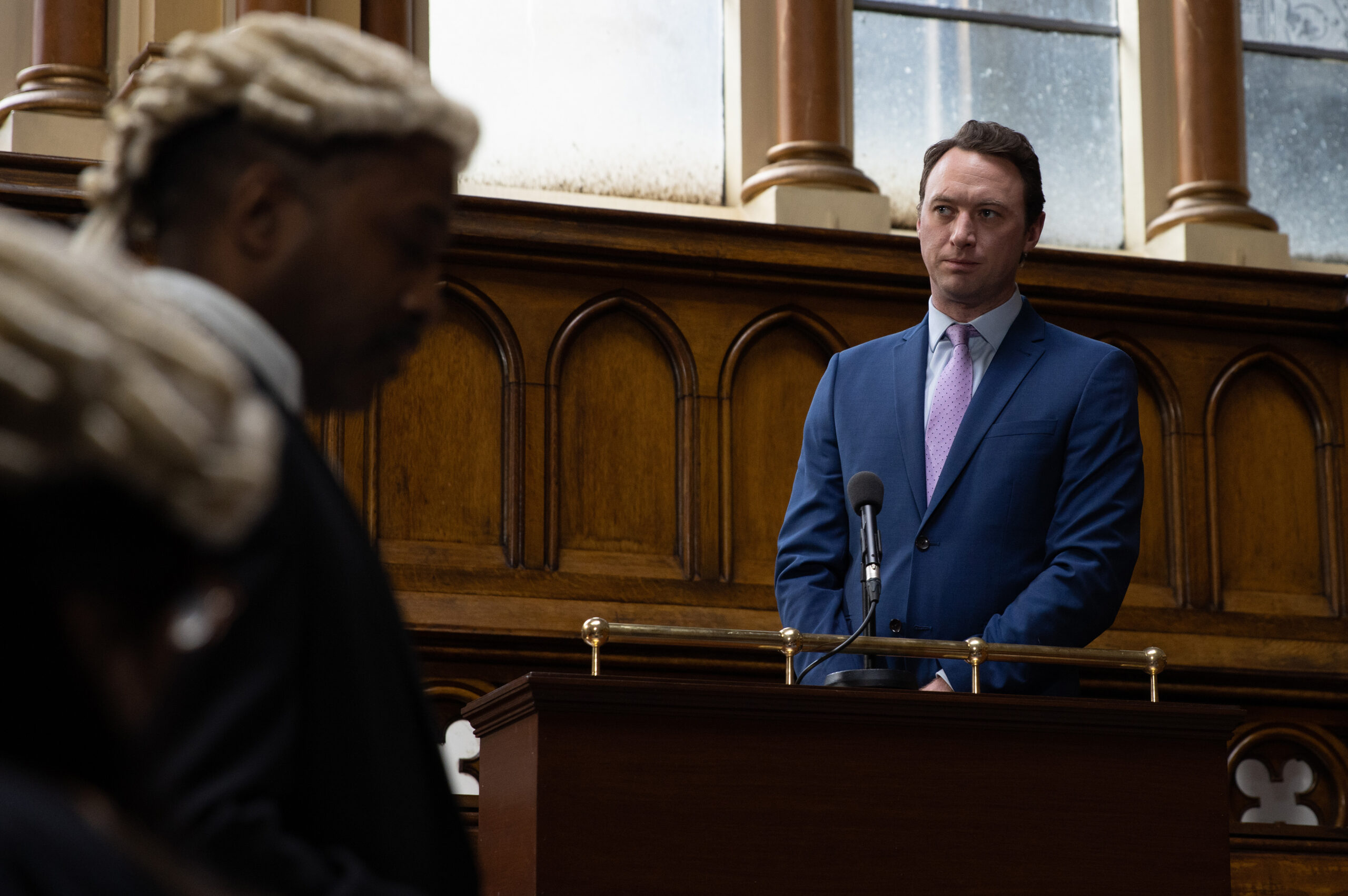 Emmerdale Liam in court for Meena's trial 
