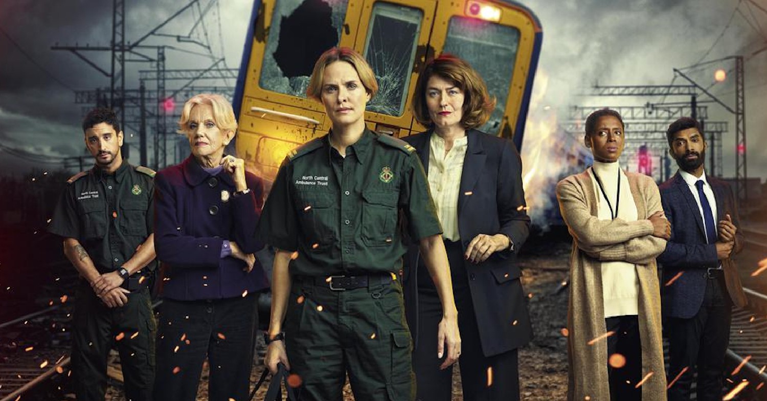 Compulsion cast members in a publicity line-up