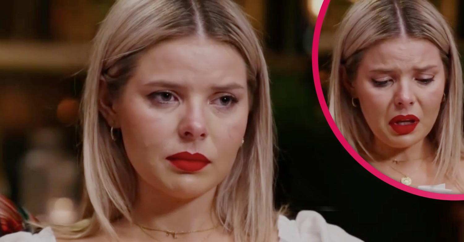Olivia crying on MAFS Australia