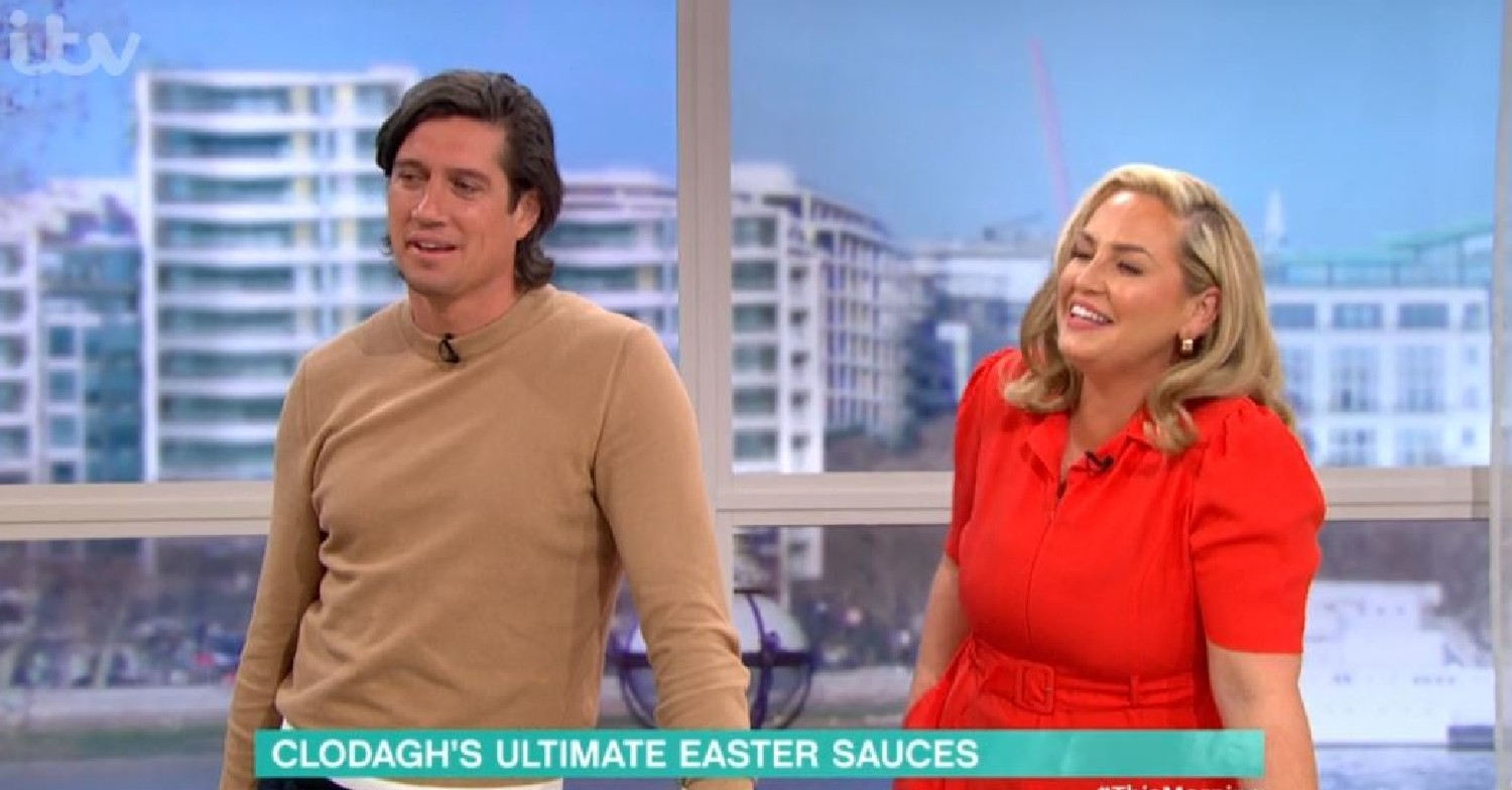 Vernon Kay and Josie Gibson talking on This Morning today April 11, 2022