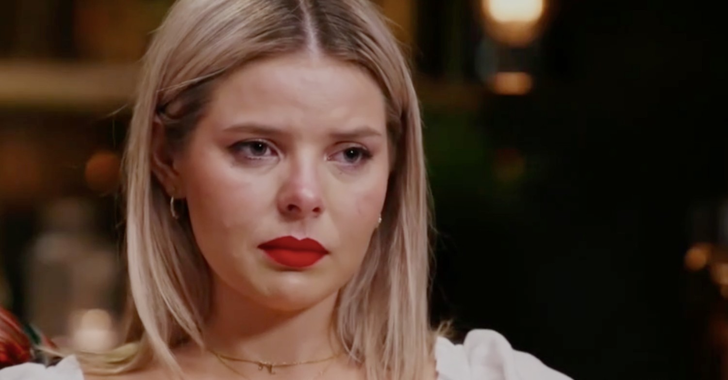 Olivia breaking down on MAFS Australia