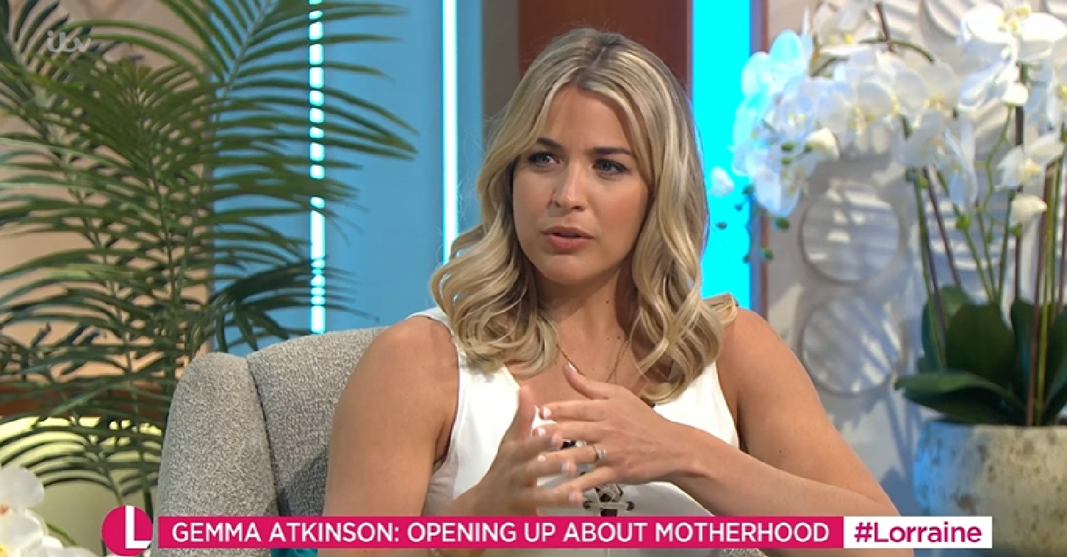 Gemma Atkinson speaking on Lorraine April 11, 2022