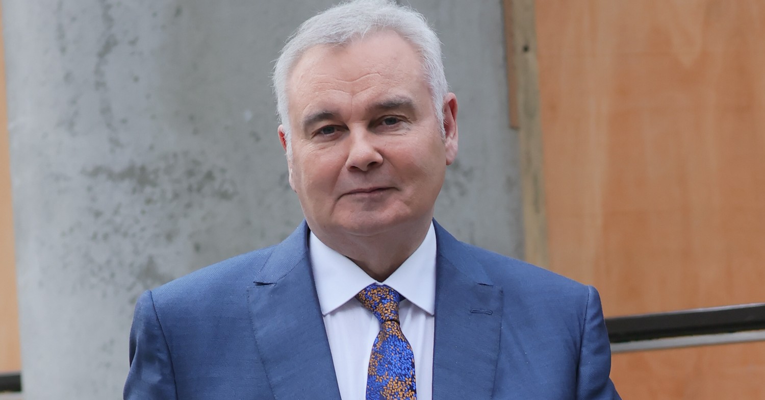 Eamonn Holmes smiles in suit after first day on GB News