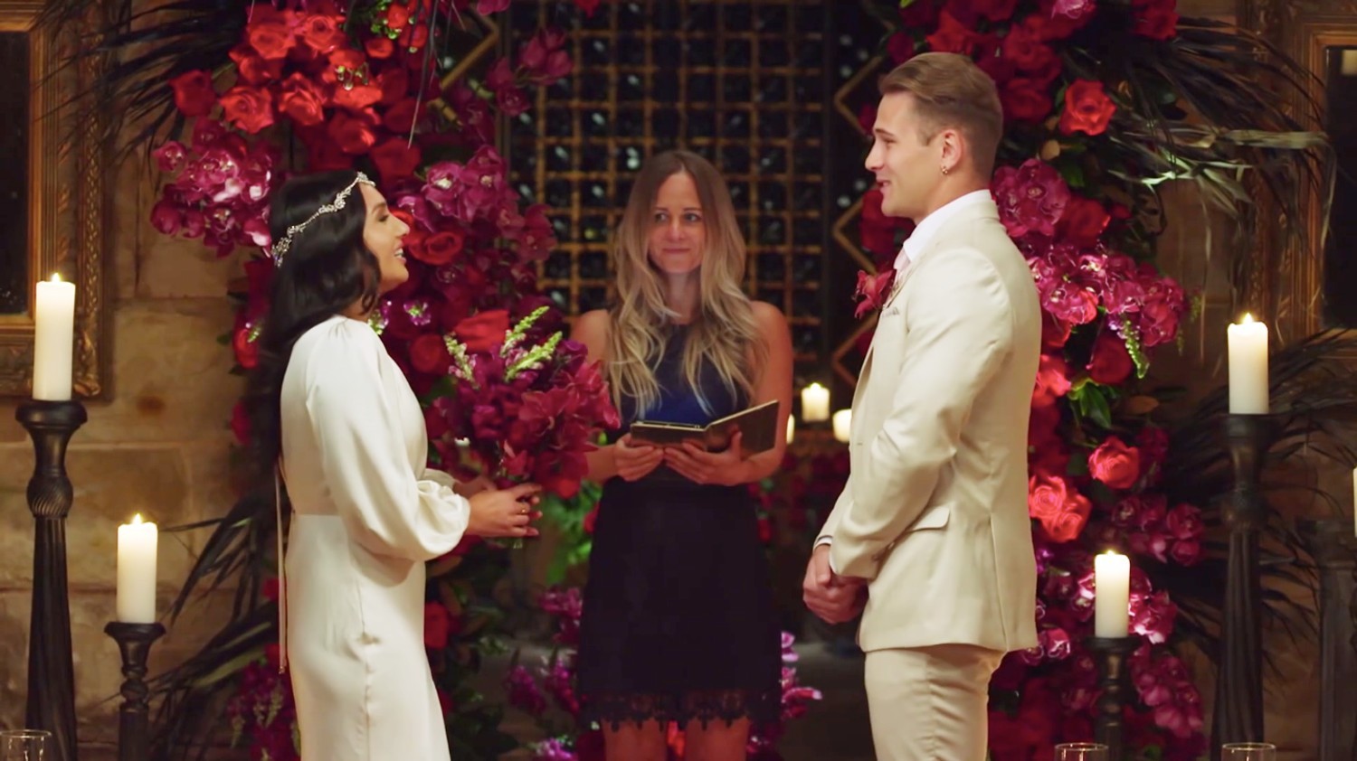 Ella and Mitch at their wedding ceremony on MAFSA