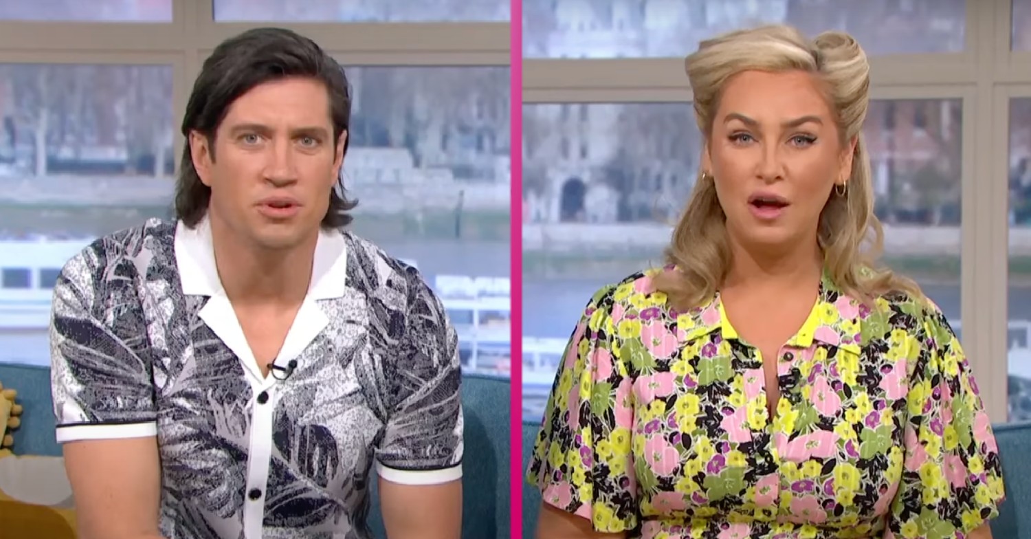 Vernon Kay and Josie Gibson on This Morning today
