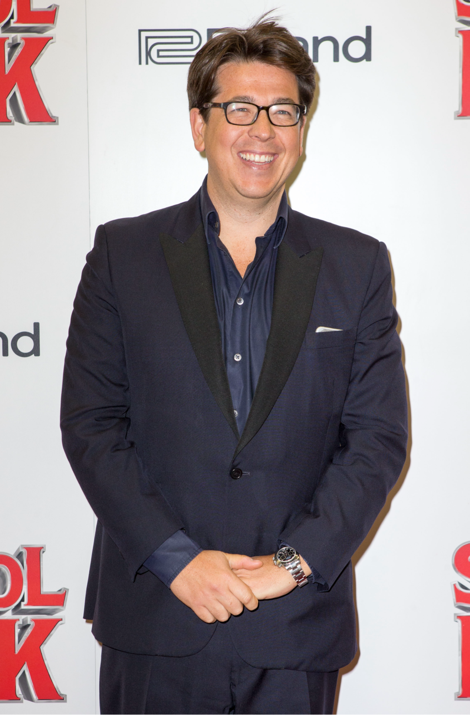 Micheal McIntyre smiling on the red carpet