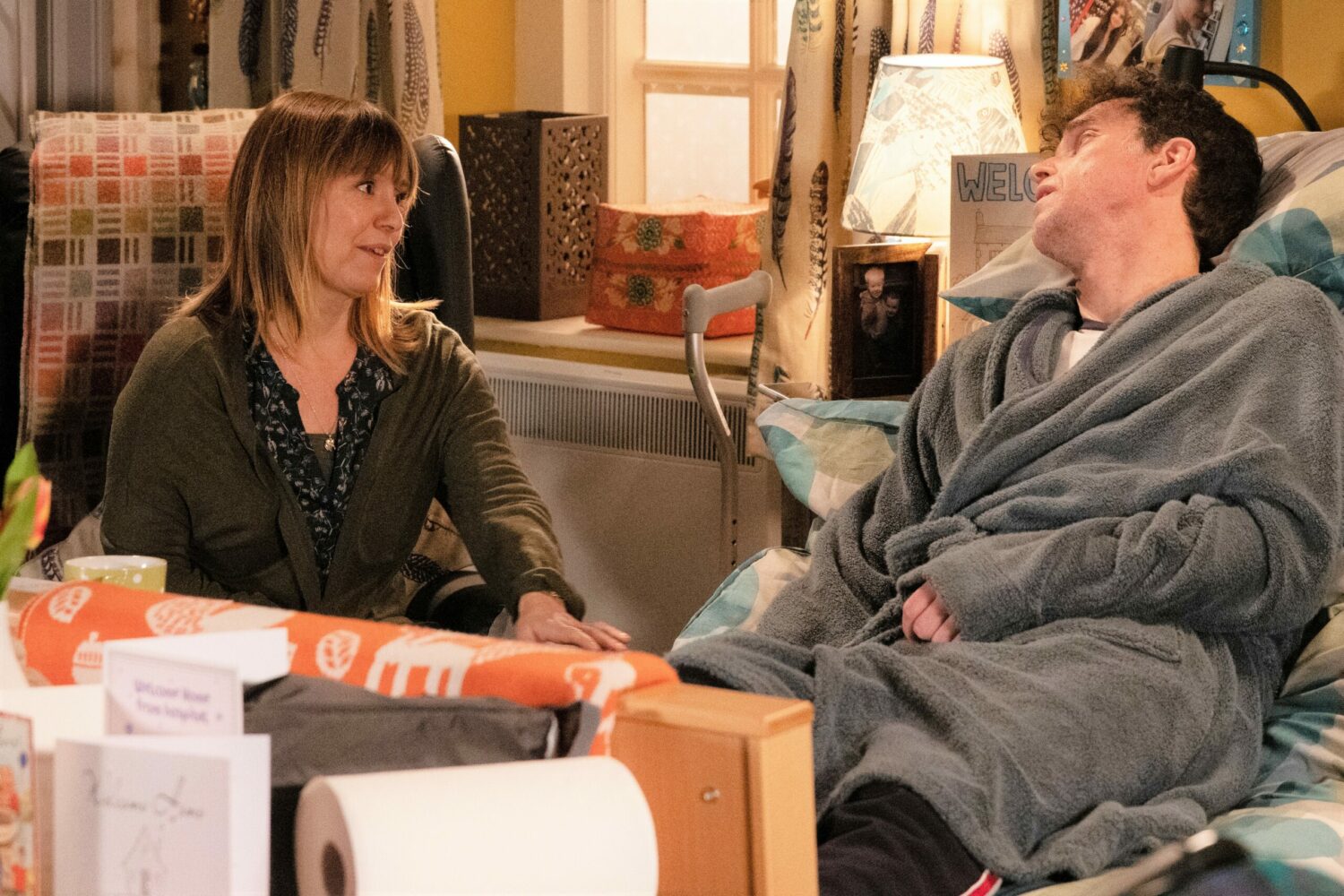 Rhona and Marlon in Emmerdale