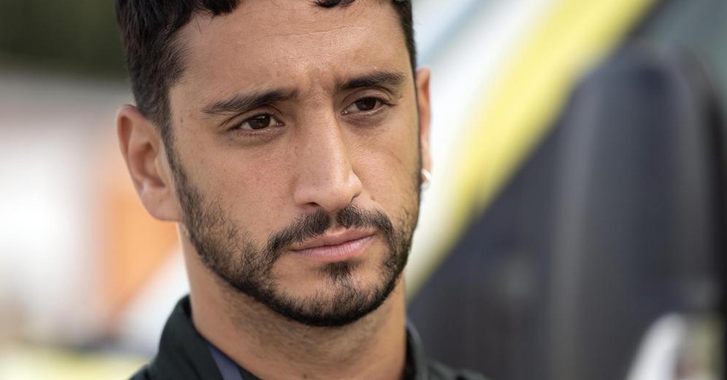 Raj looking wistfully into the distance in Compulsion on Channel 5