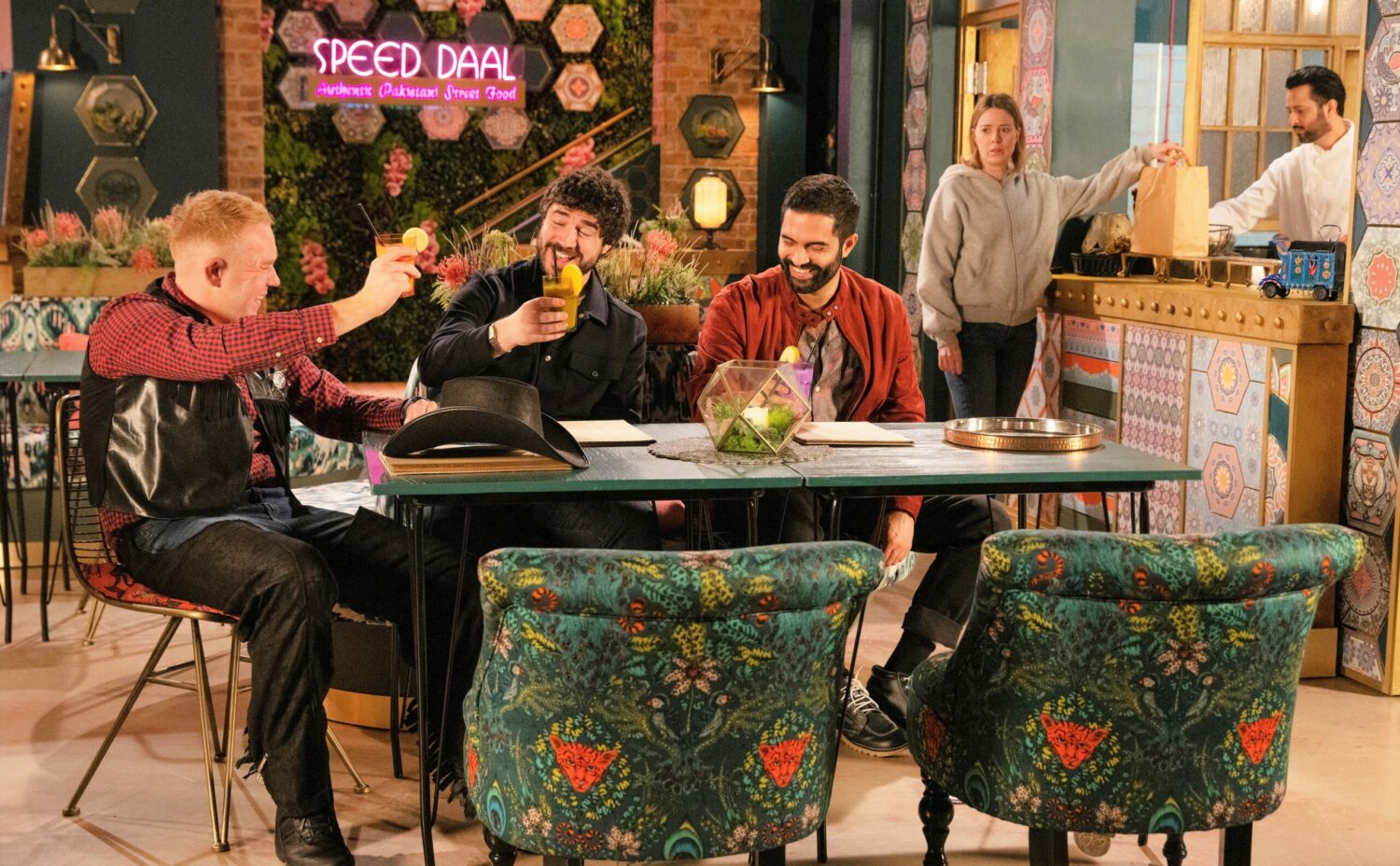 Coronation Street Abi arrives at Imran's stage night