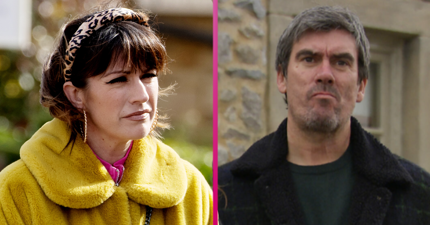 Emmerdale Kerry Cain split image