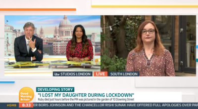 Ranvir and Richard hosting GMB today with a grieving mother