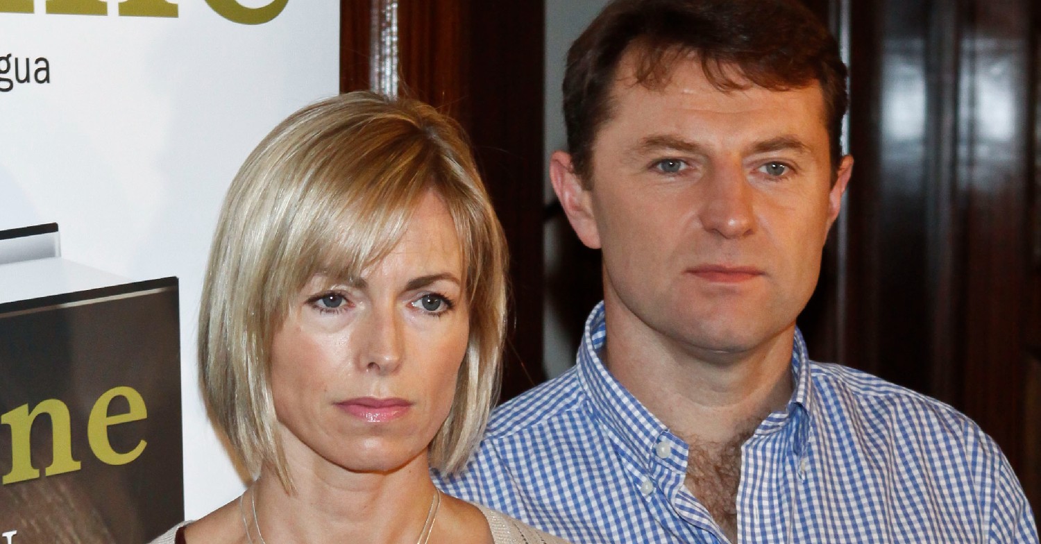 Kate McCann and Gerry McCann looking sombre