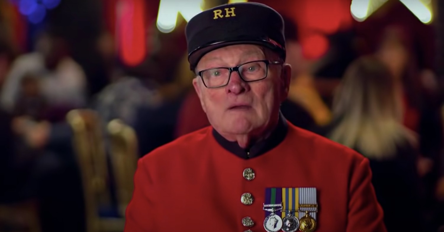 Colin Thackery frowning on Britian's Got Talent