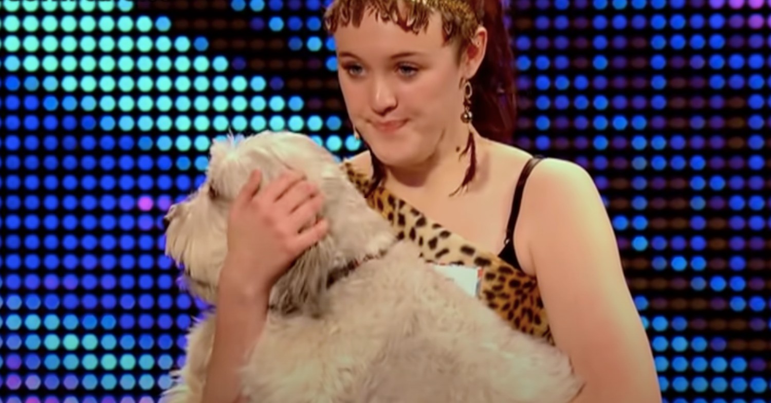 Ashleigh and Pudsey performing on BGT