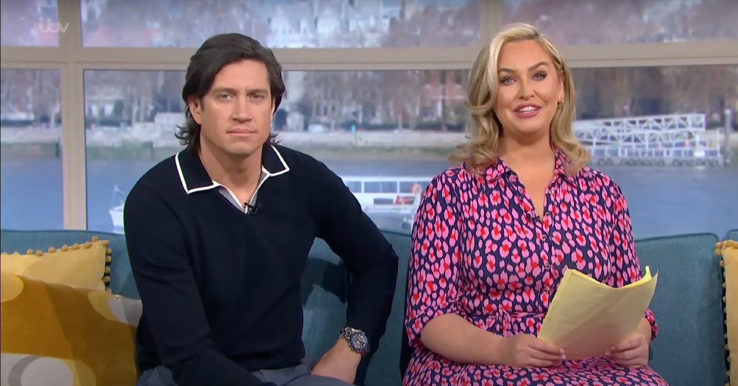 This Morning presenters Josie Gibson and Vernon Kay hosting the show 