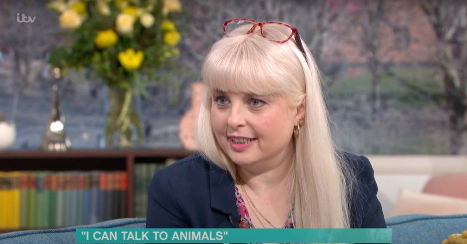 Pet psychic speaks with Josie Gibson on This Morning