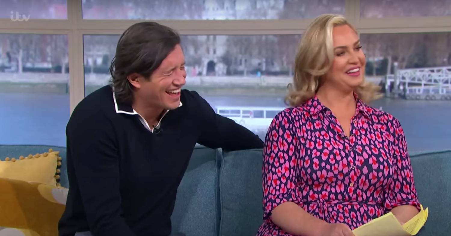 Vernon Kay cracks up at Josie Gibson on This Morning