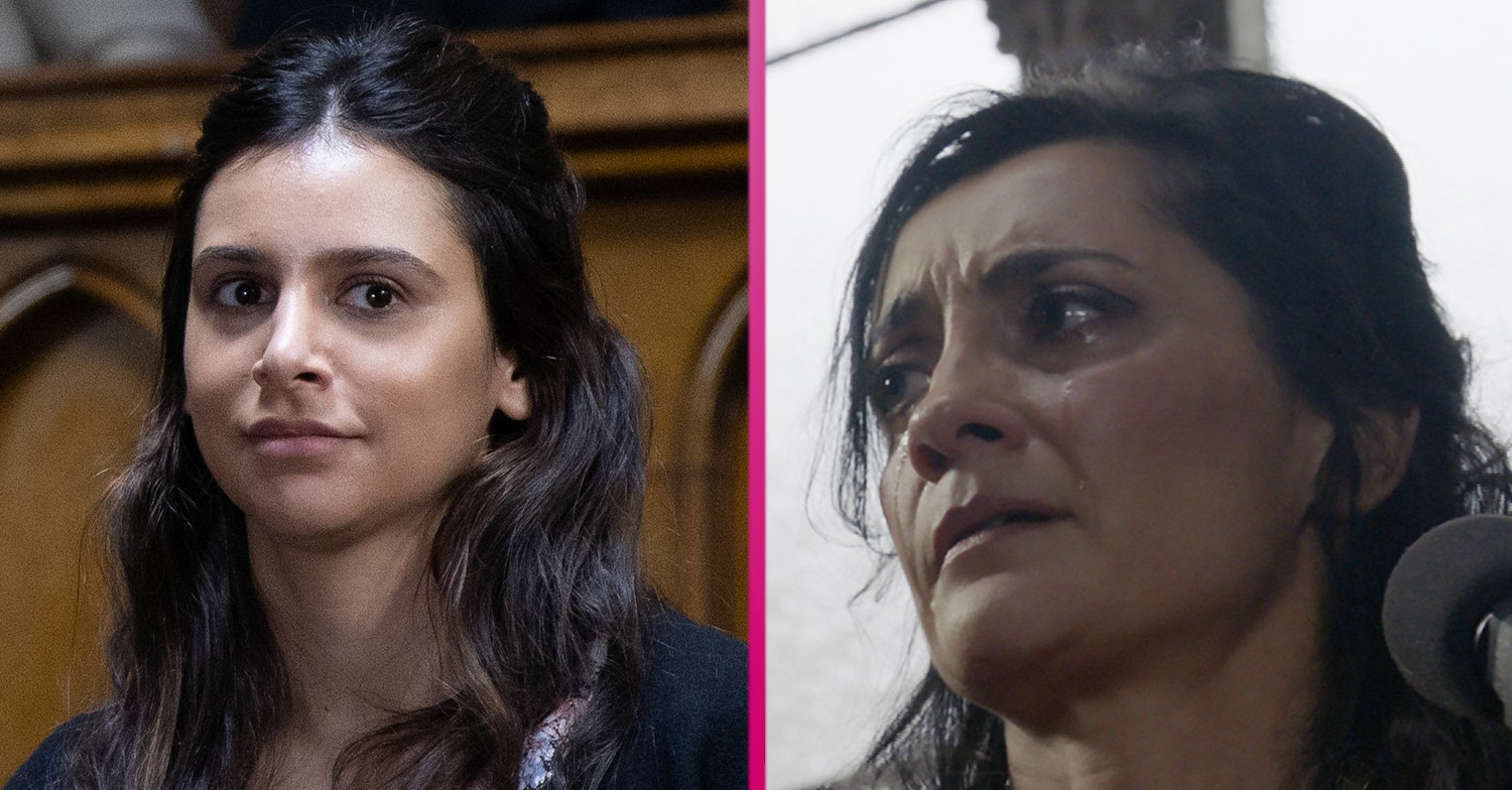 Meena in court and Manpreet crying in Emmerdale