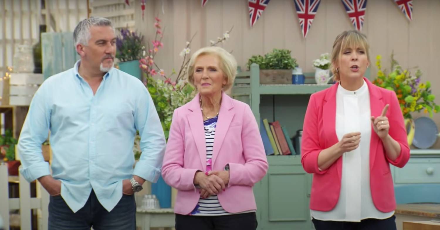 Mary Berry with Paul Hollywood on The Great British Bake Off