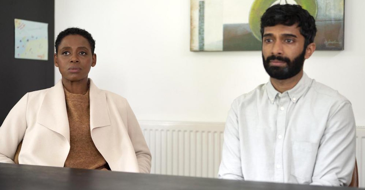 Ali and Chris looking guilty in Compulsion on Channel 5