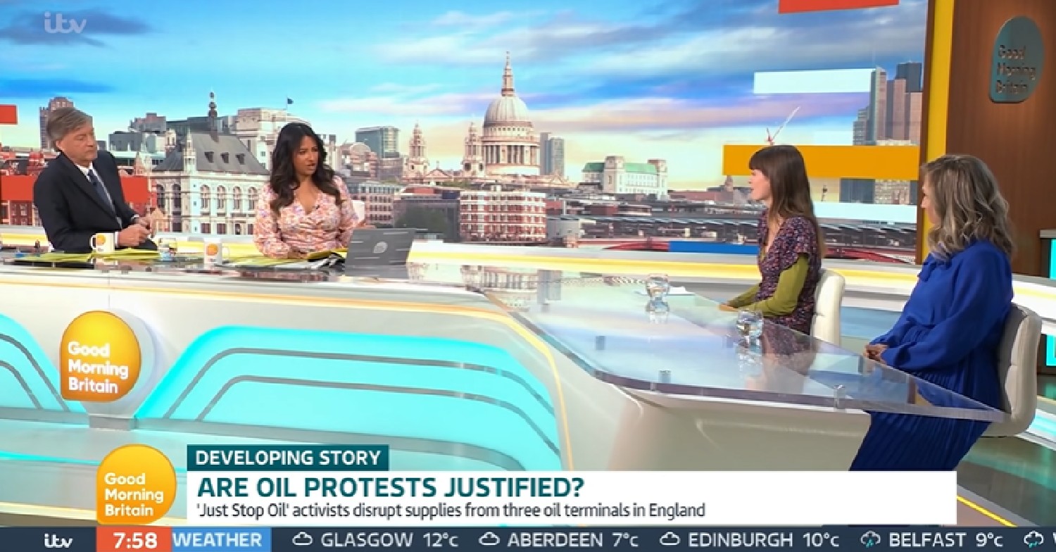 Richard Madeley and Ranvir Singh hosting GMB April 11, 2022