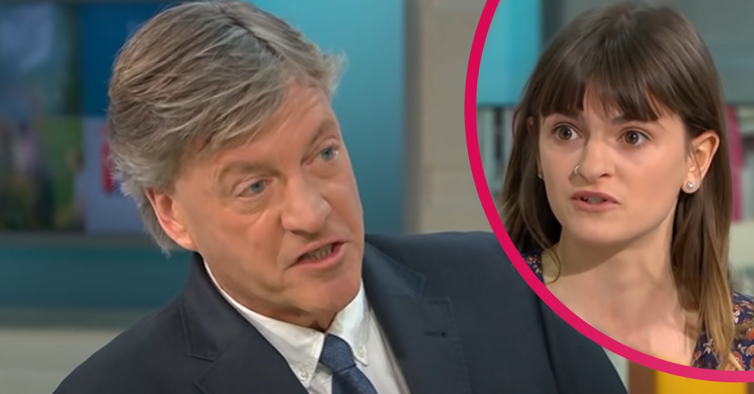 Richard Madeley interviewing oil protestor on GMB April 11, 2022