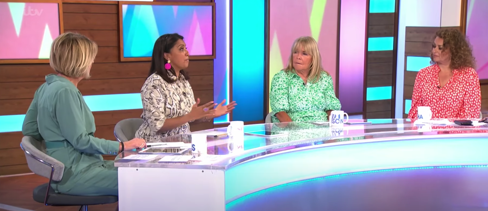 The Loose Women panel arguing