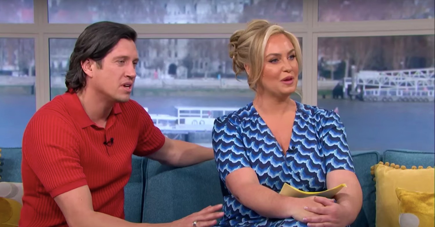 Josie Gibson and Vernon Kay hosting This Morning