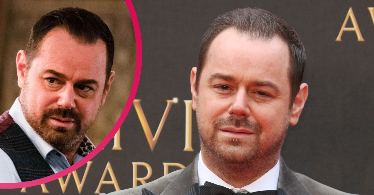 Danny Dyer comp - one smiling, one grimacing as Mick