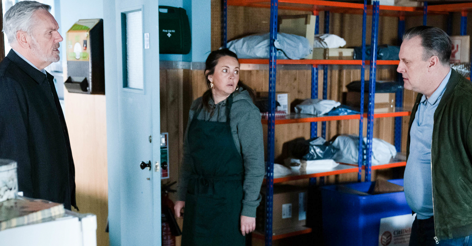 EastEnders Stacey Harvey and Rocky talk about Jean