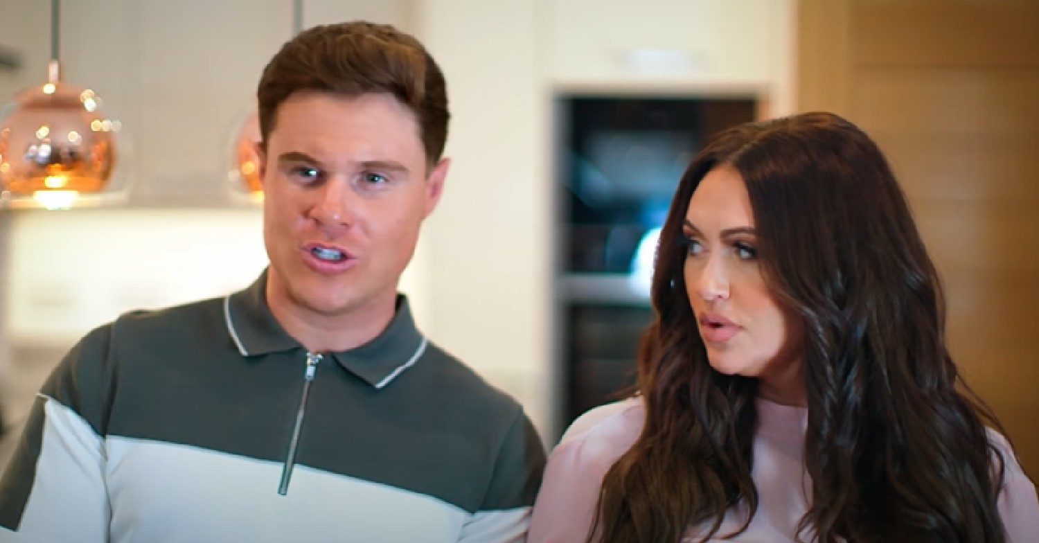 Charlotte Dawson and her partner Matt speak to camera on Celebrity Bumps: Famous & Pregnant