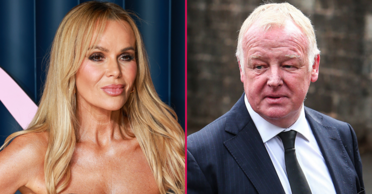 Amanda Holden and Les Dennis