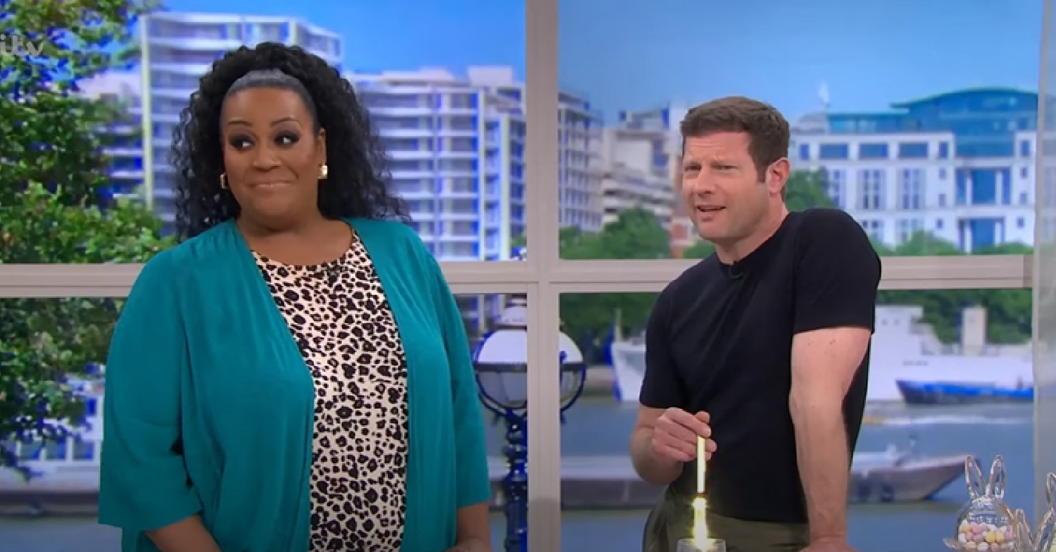 Alison Hammond and Dermot O'Leary hosting This Morning today April 18, 2022