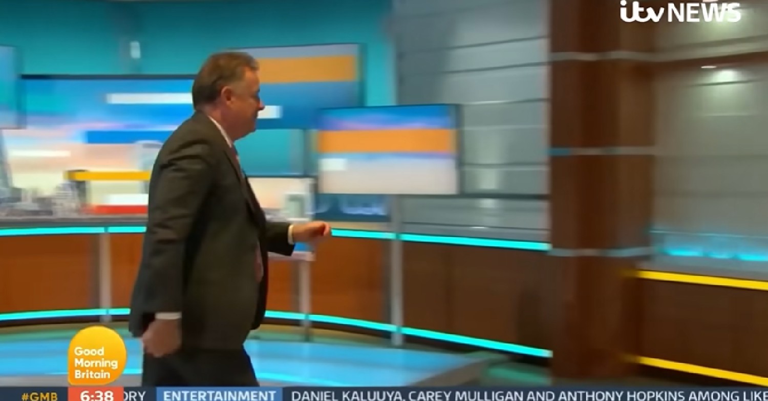 Piers Morgan walks off GMB after row with Alex Beresford in 2021