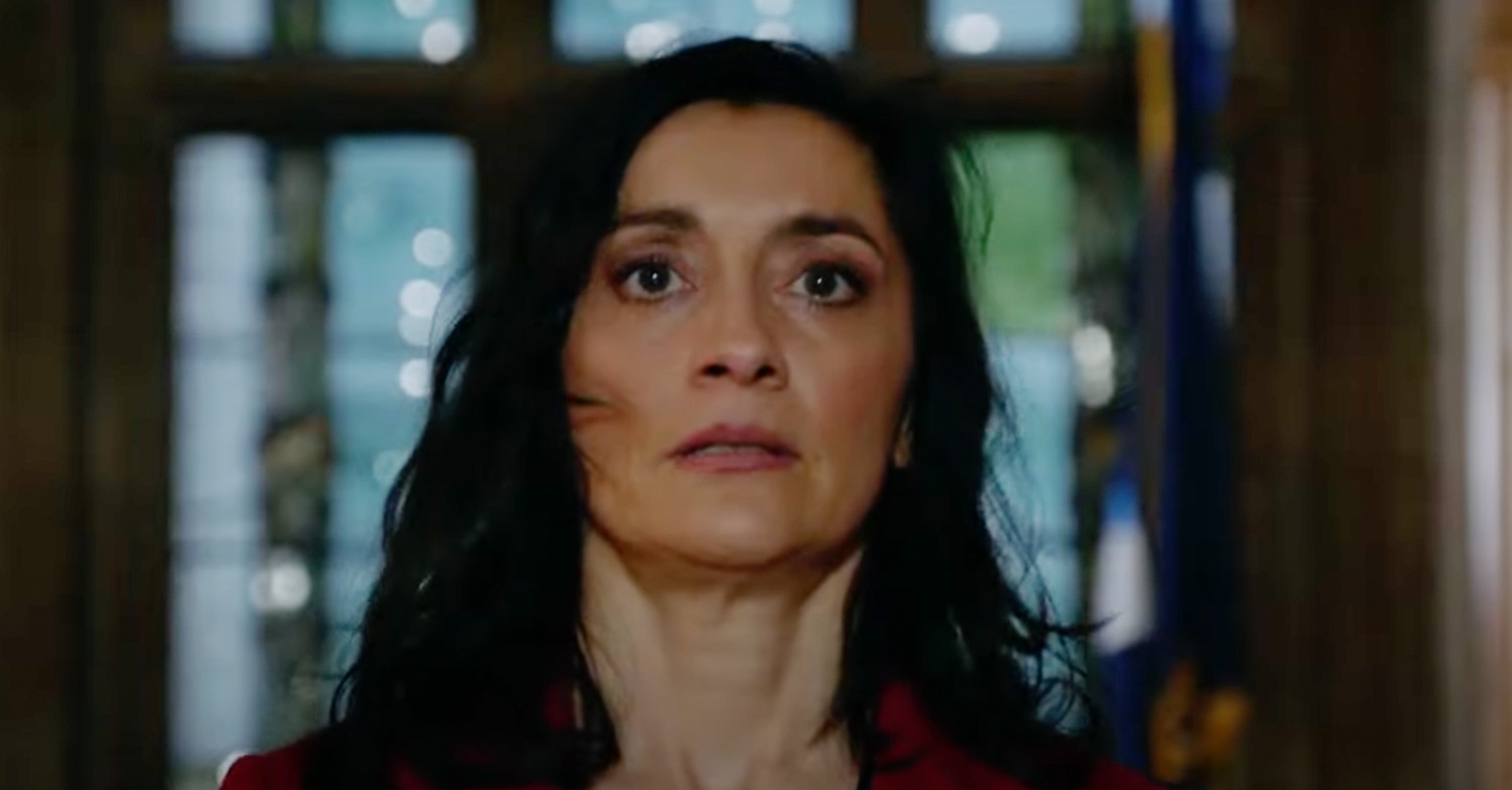 Manpreet looks worried in Emmerdale