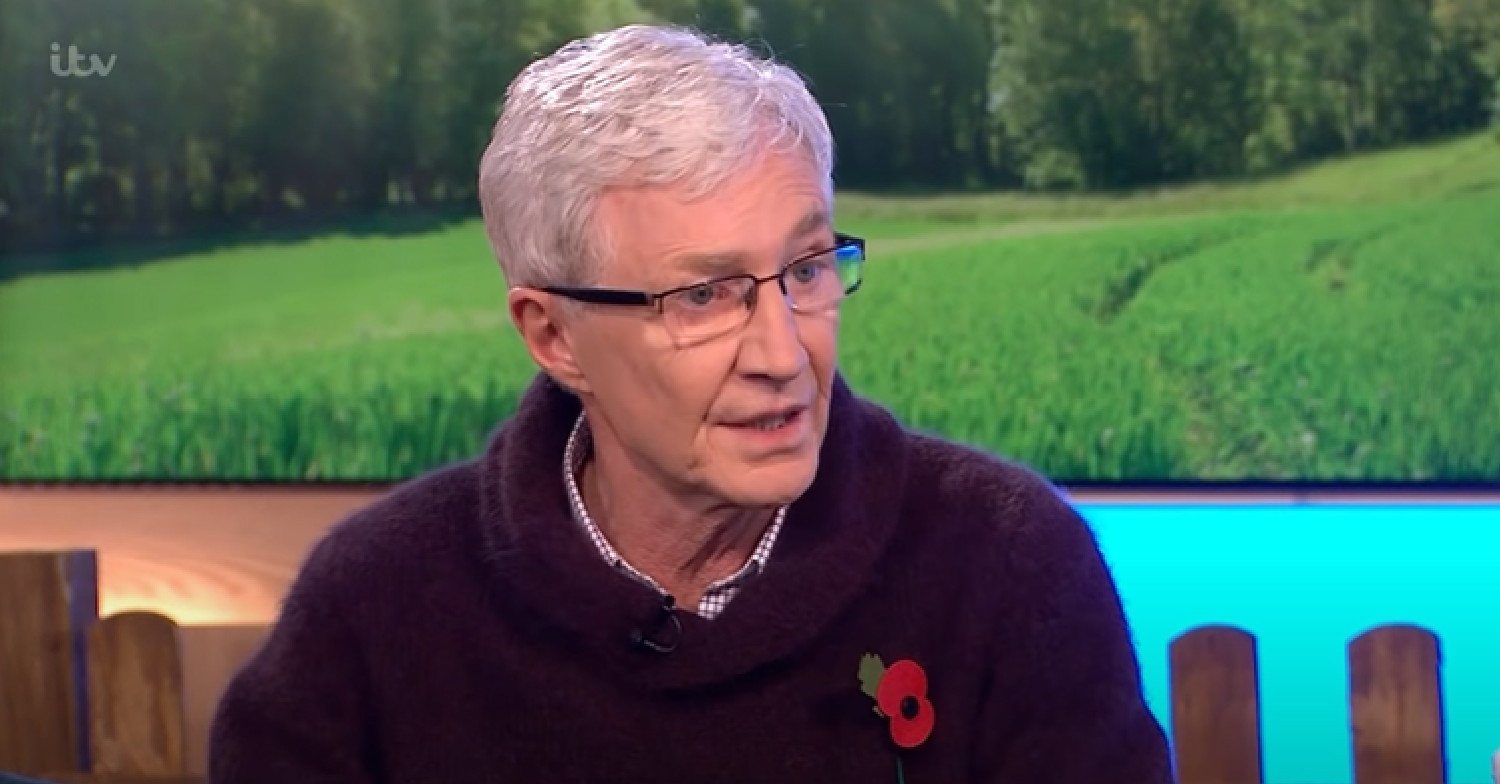 Paul O'Grady talking during interview on This Morning