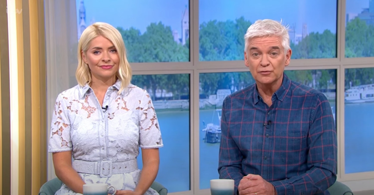 Holly Willoughby and Phillip Schofield host This Morning on April 19, 2022
