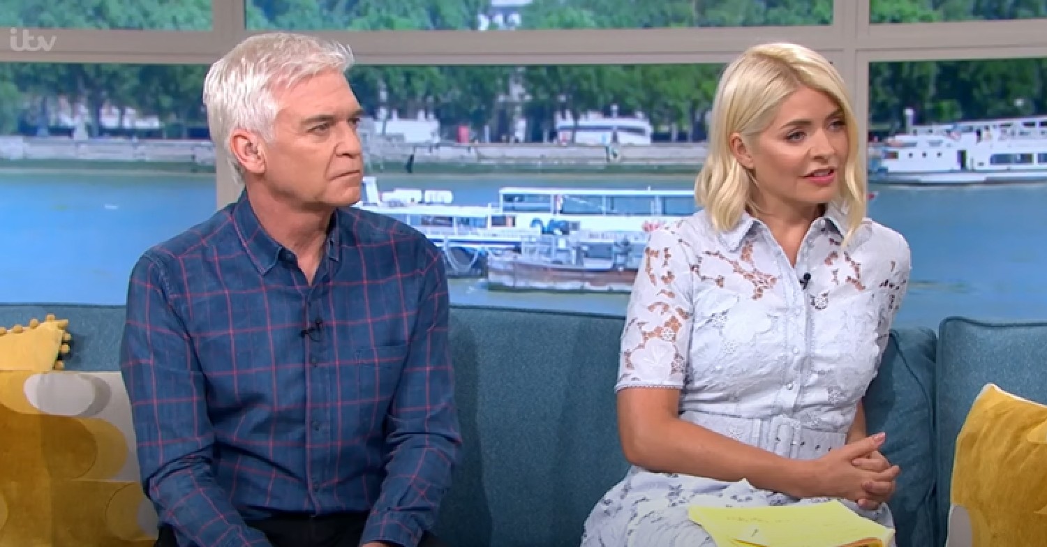 Holly Willoughby and Phillip Schofield host This Morning on April 19, 2022