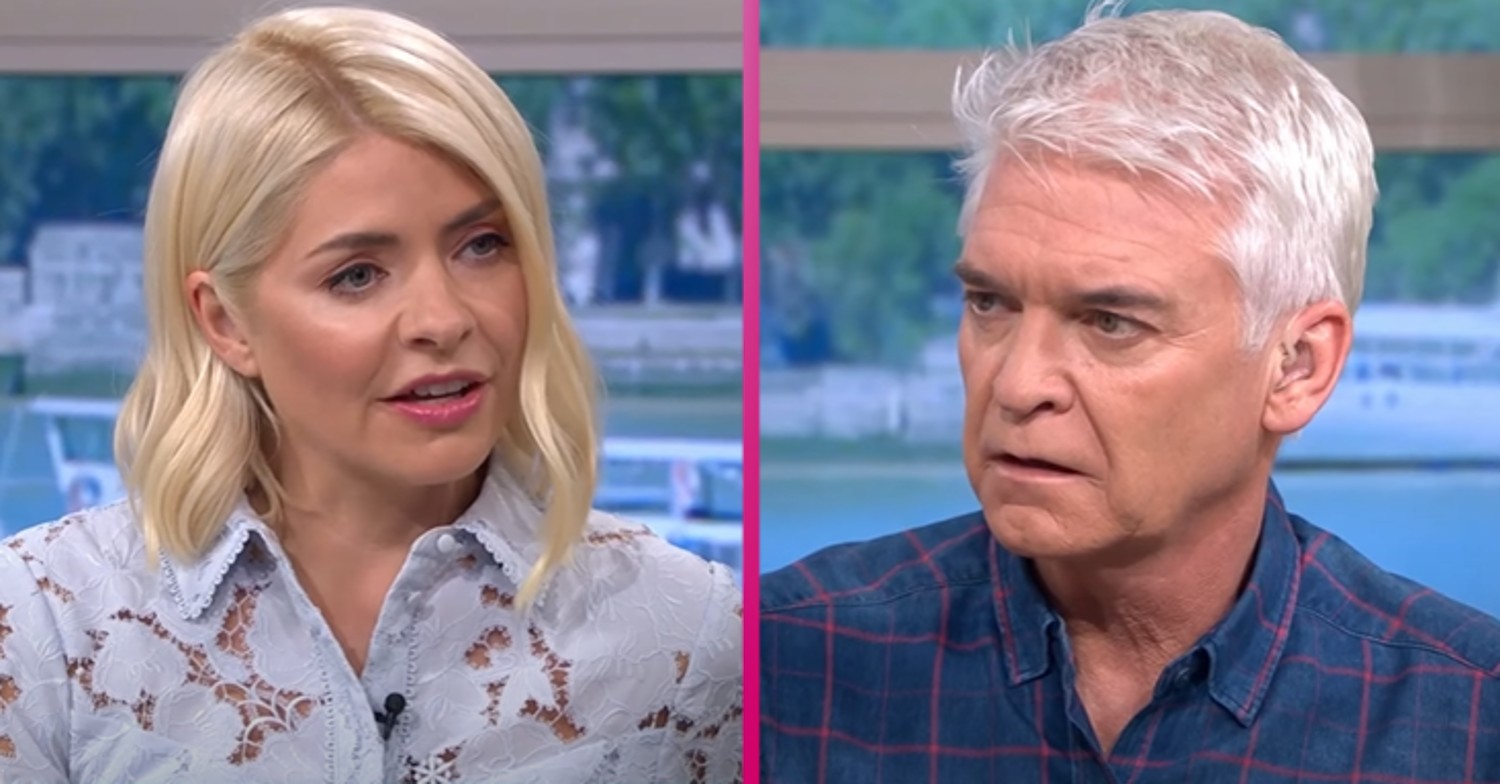 Holly Willoughby and Phillip Schofield host This Morning on April 19, 2022