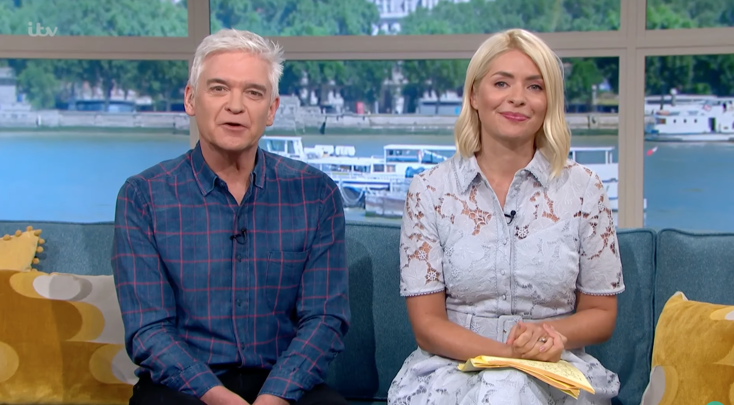 This Morning presenters Holly and Phil on ITV