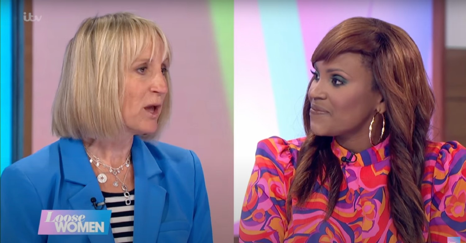 Carol McGiffin and Kelle Bryan on Loose Women today