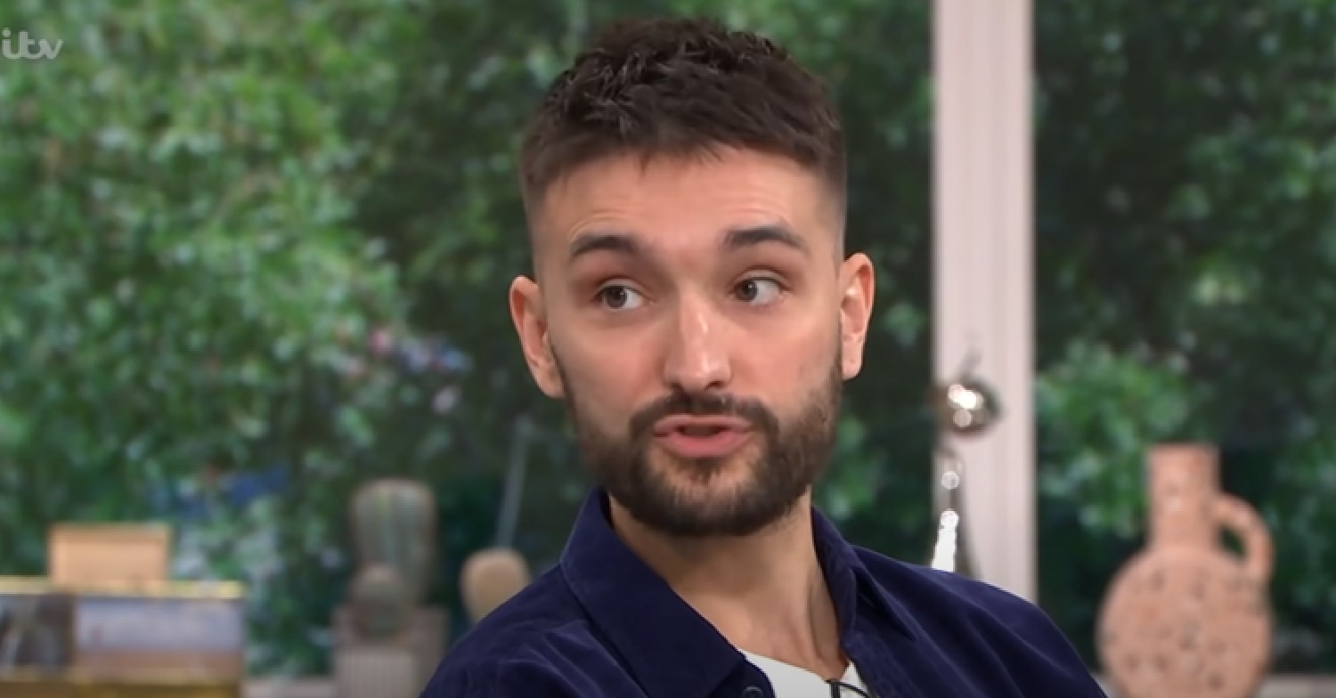 Tom Parker speaking during This Morning interview