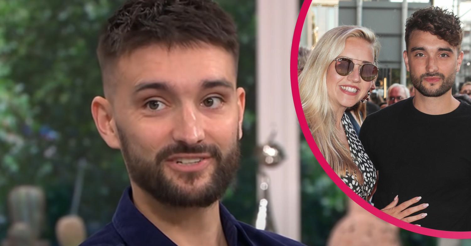 Tom Parker on This Morning/ Tom Parker with wife Kelsey at event