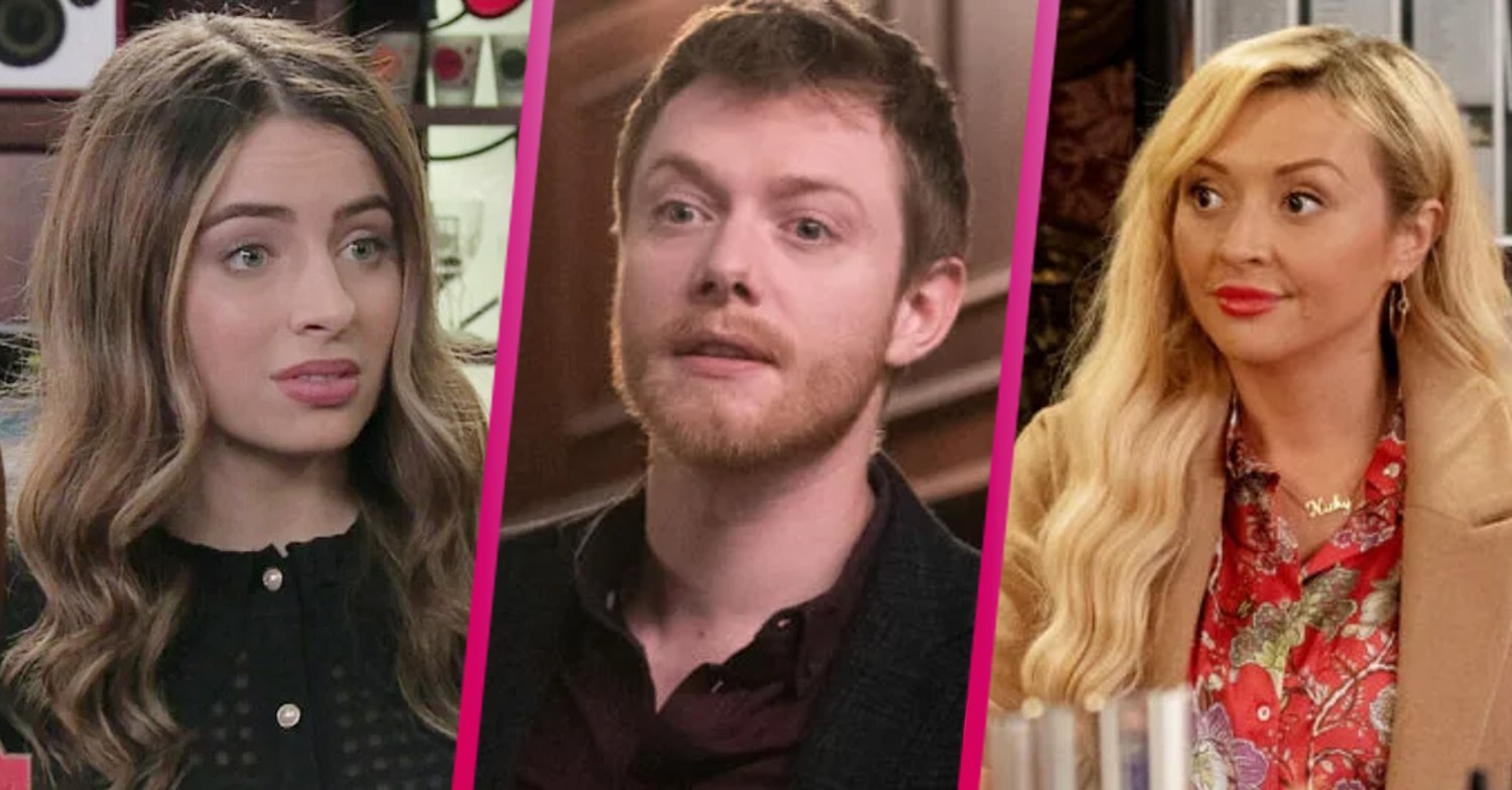 Coronation Street characters Daisy, Daniel and Nicky