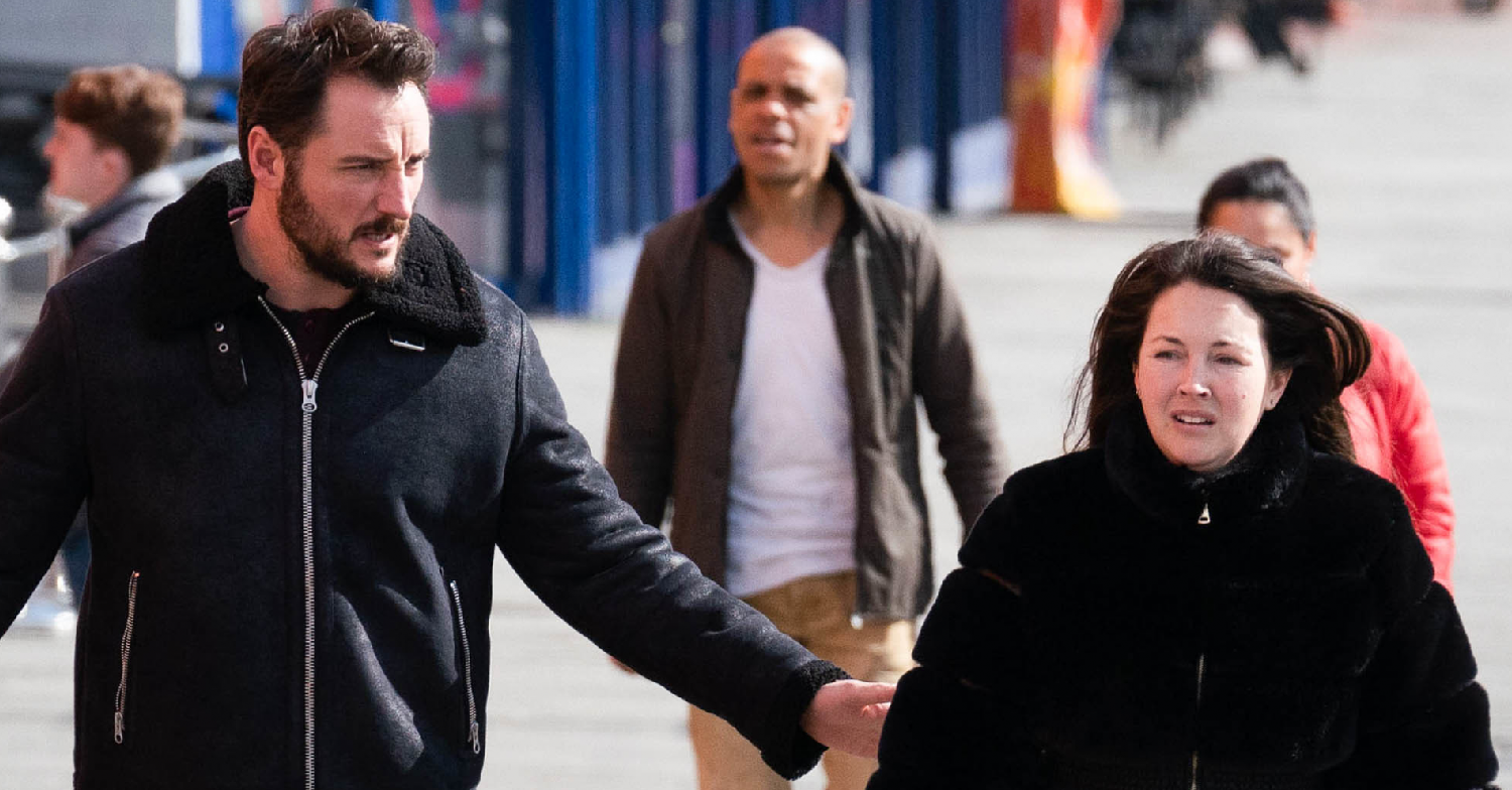 EastEnders Martin and Stacey frantically search Southend for Jean