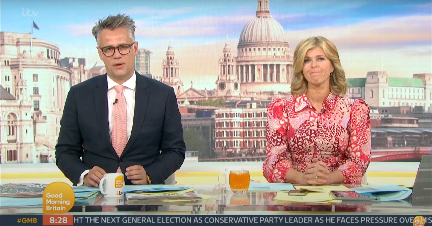 Richard Bacon and Kate Garraway on GMB