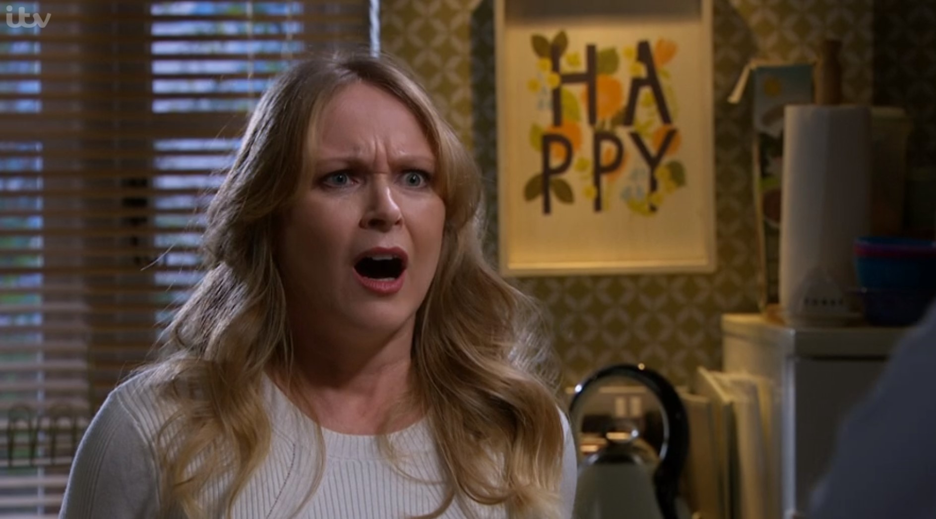 Emmerdale Vanessa looks totally outraged