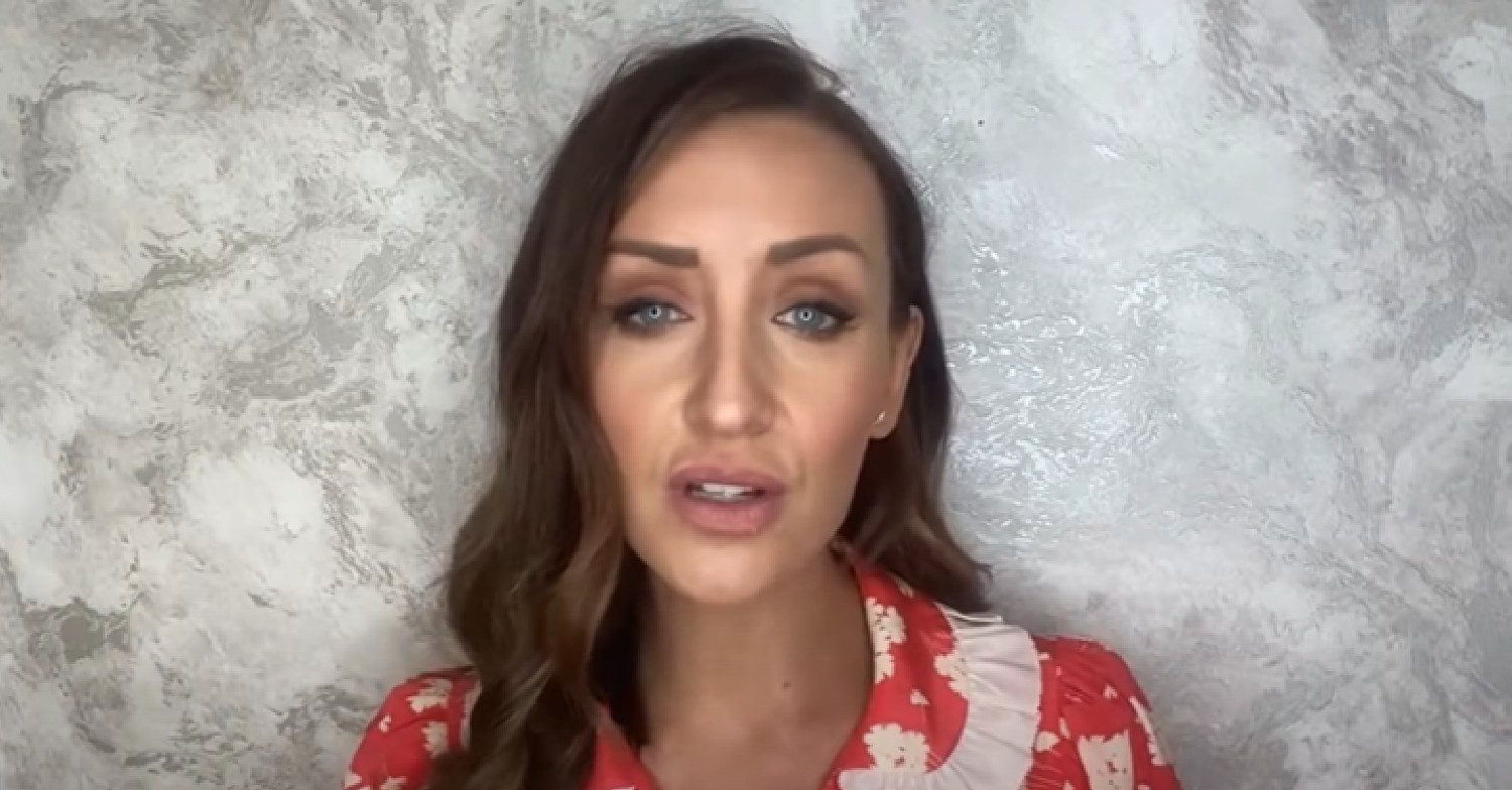 Catherine Tyldesley speaking on Loose Women in 2021