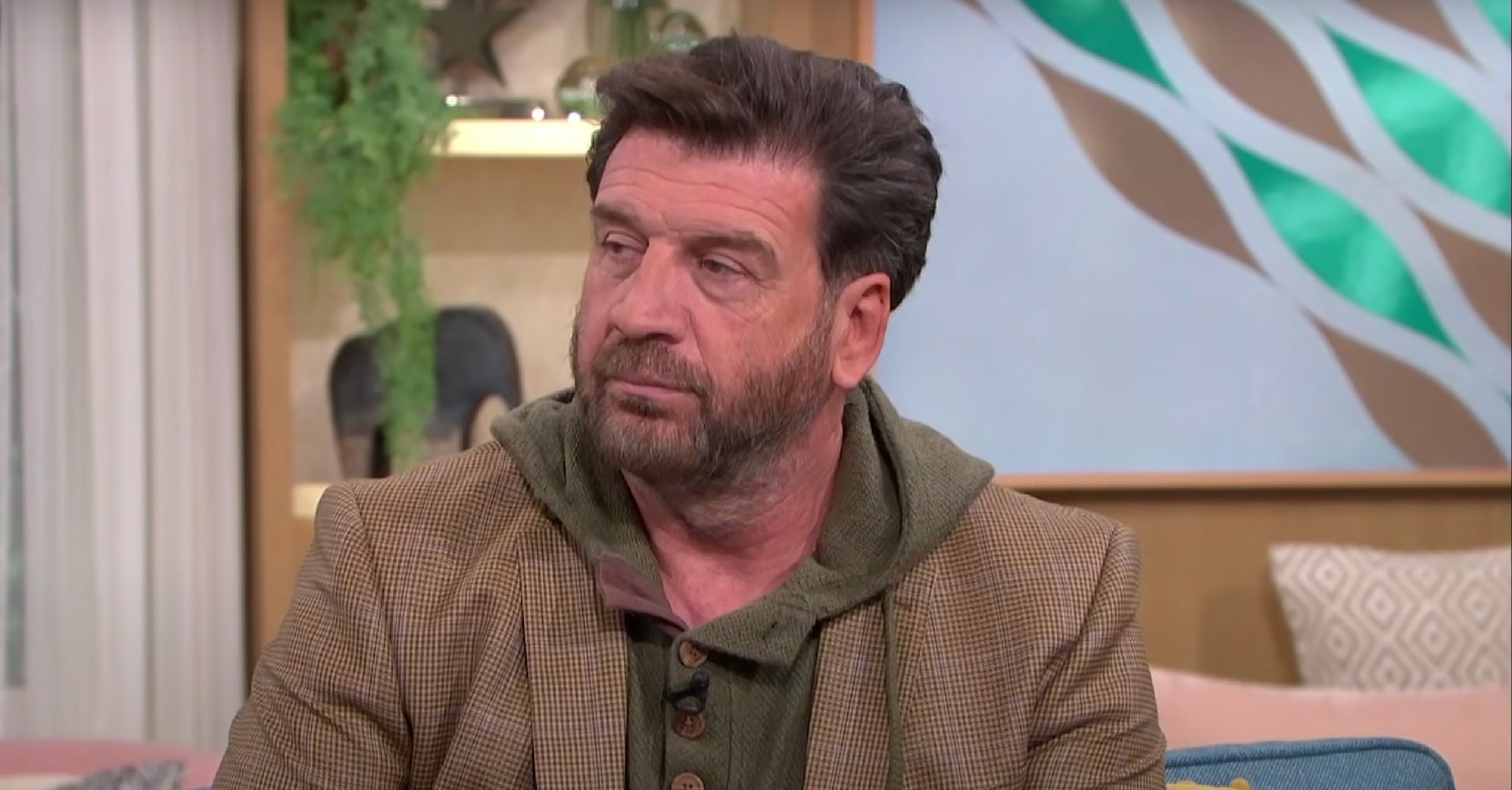 Nick Knowles in hoodie and blazer on This Morning