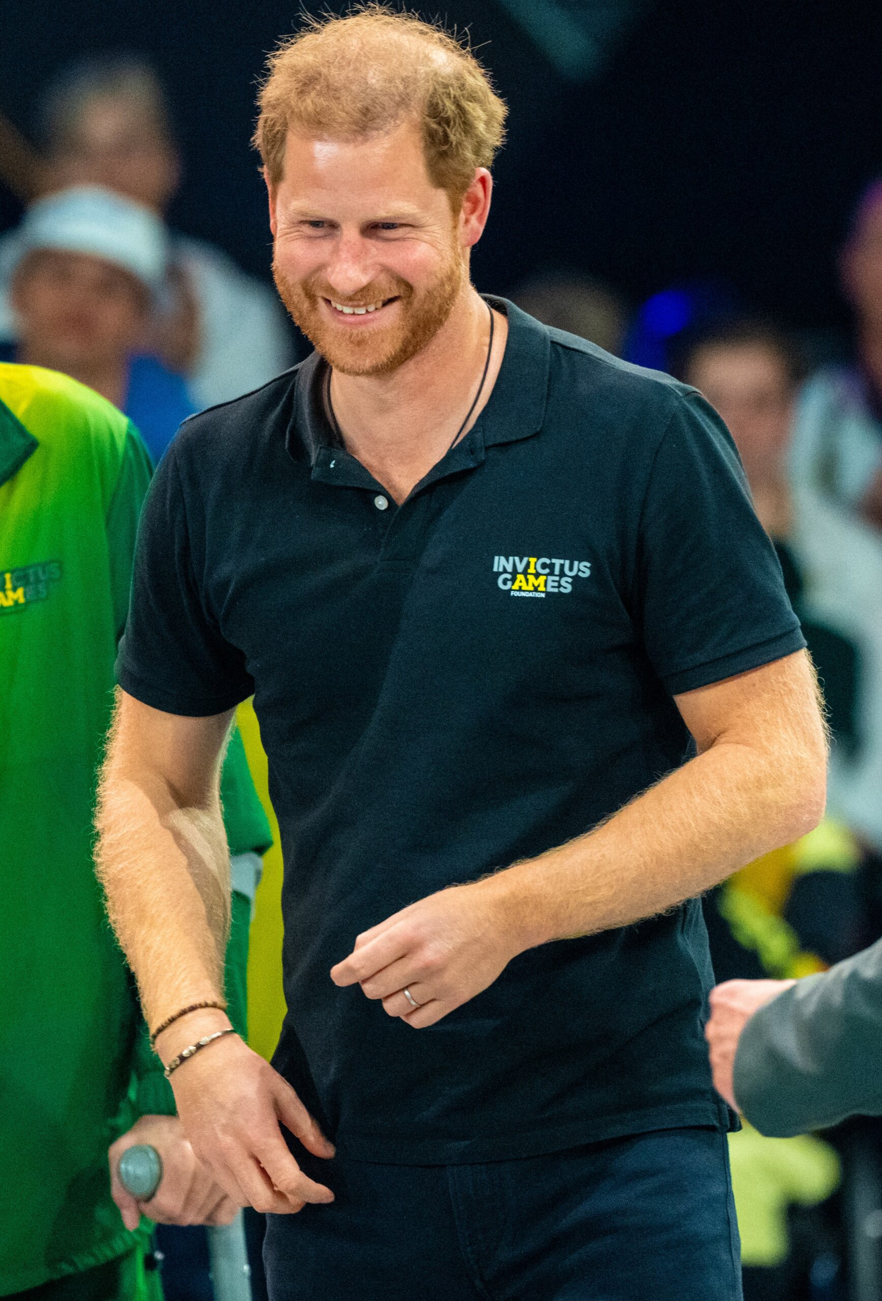 Prince Harry smiles during Invictus Games 2022